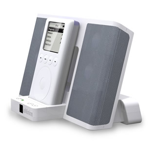 丸紅インフォ、iPod用スピーカーのnano用アダプタを配布