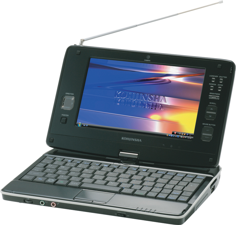 工人舎、ワンセグ録画も可能なモバイルノートPC