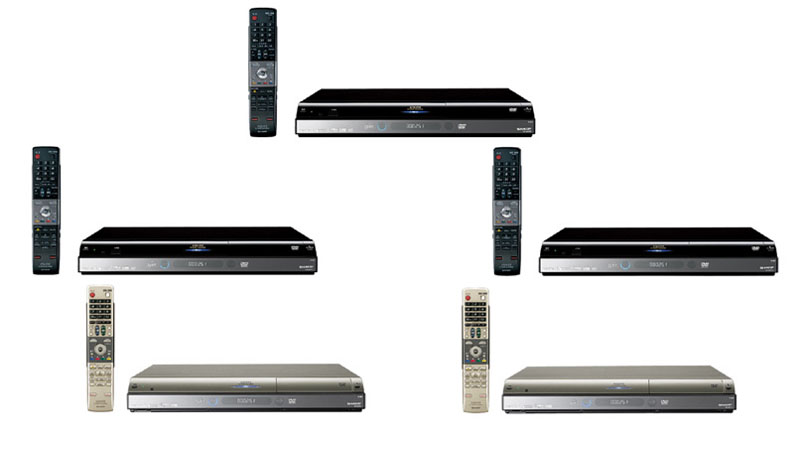 シャープ、新EPG採用のAQUOSハイビジョンレコーダ5機種