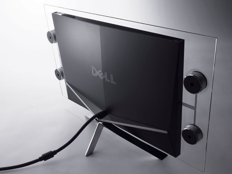 デル、HDMI/強化ガラス採用の22型液晶「DELL CRYSTAL」