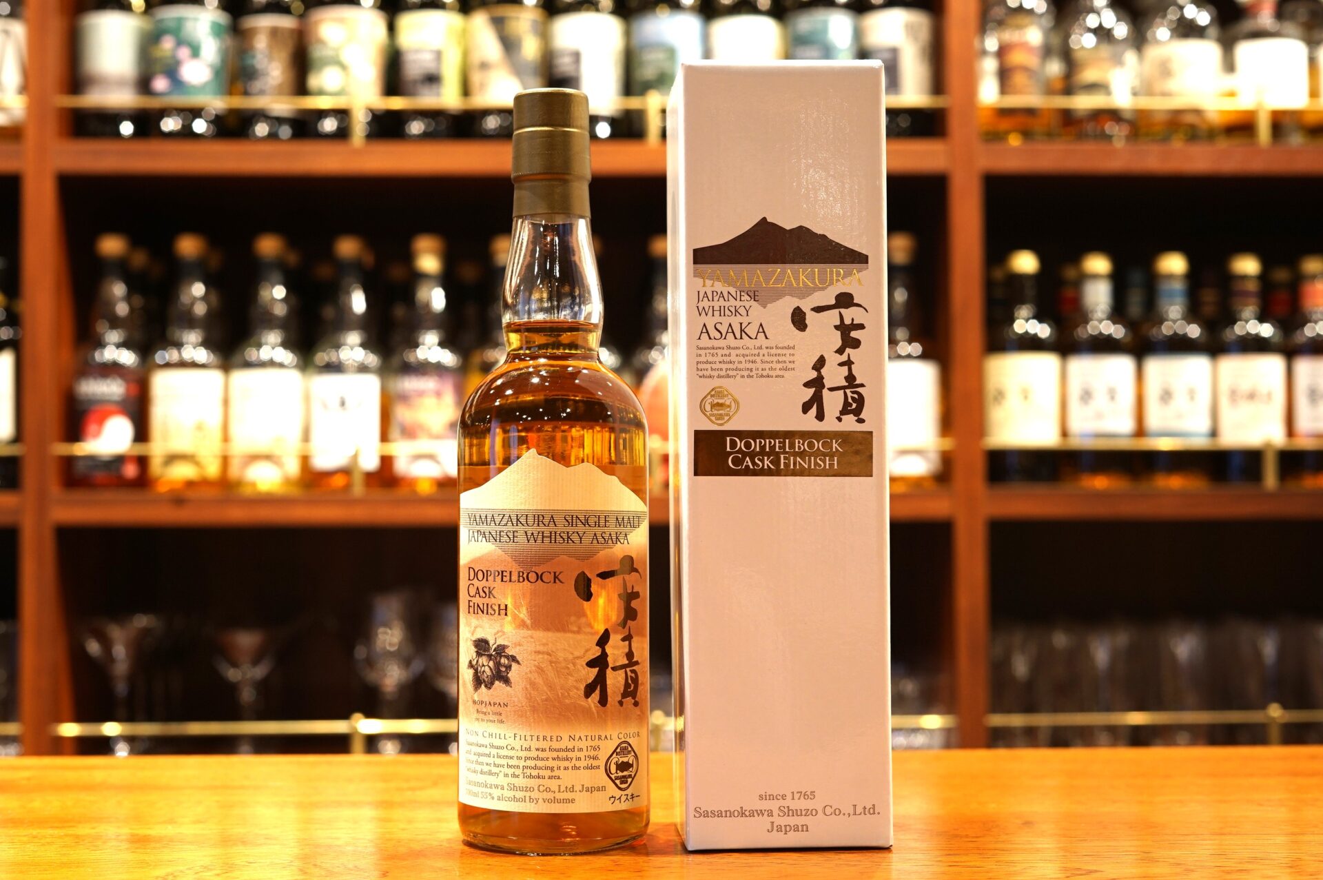 新入荷】シングルモルトジャパニーズウイスキー安積 ドッペルボック