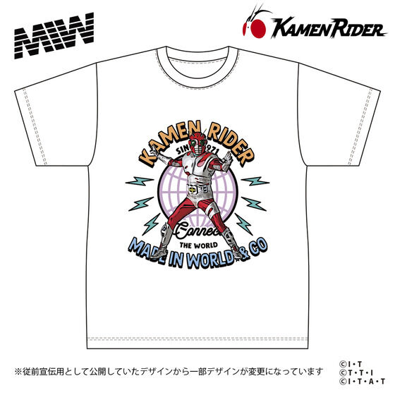 仮面ライダー × MIW Tシャツ（仮面ライダーZX） 全2色 | 仮面ライダー
