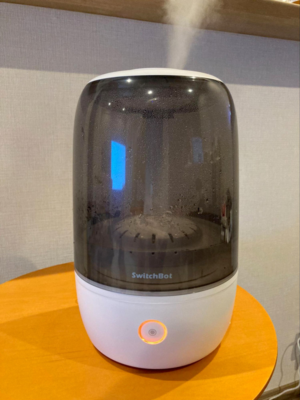 SwitchBot」の加湿器と温湿度計を連携して、乾燥知らずの冬にしよう
