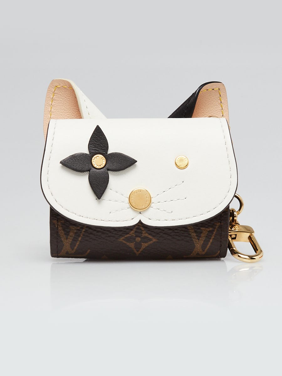 Louis Vuitton Monogram Canvas/Leather Cat Airpods Pro Case