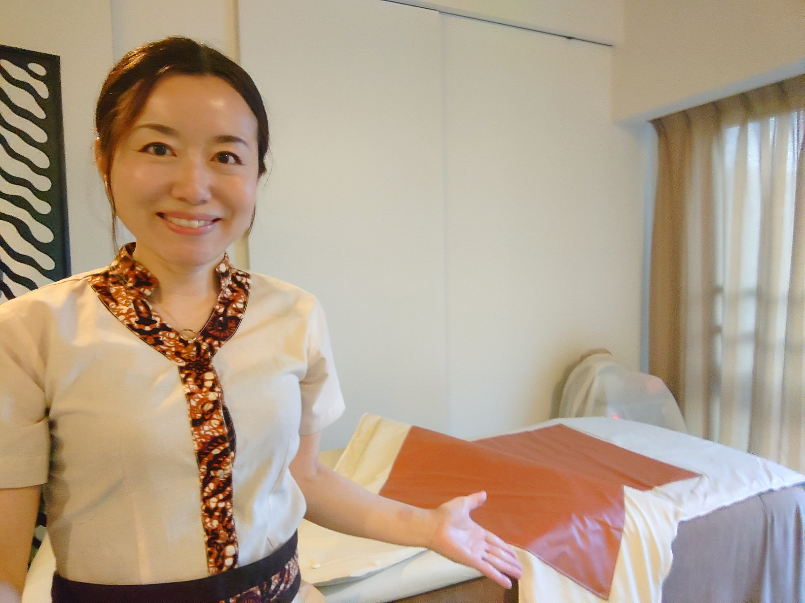 高千穂の岩盤使用のヒートマット、パワースポットの癒しをサロンや自宅