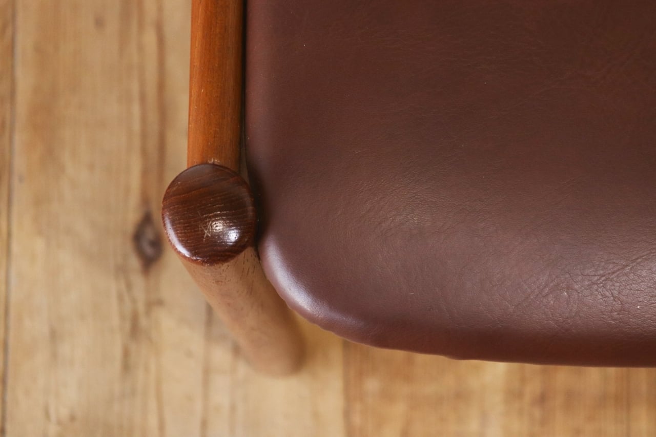 ヴィンテージ 山口木材工芸 チーク材 ダイニングチェア 椅子 低座