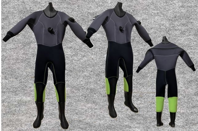 ダイビングドライスーツ両面ジャージ4.5mm（実寸5mmフルオーダー料込