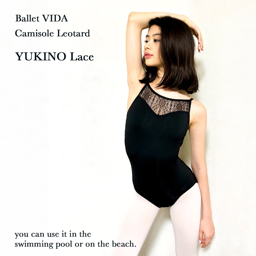 YUKINO Lace（VIDA）キャミソールレオタード Sサイズ | Ballet shop
