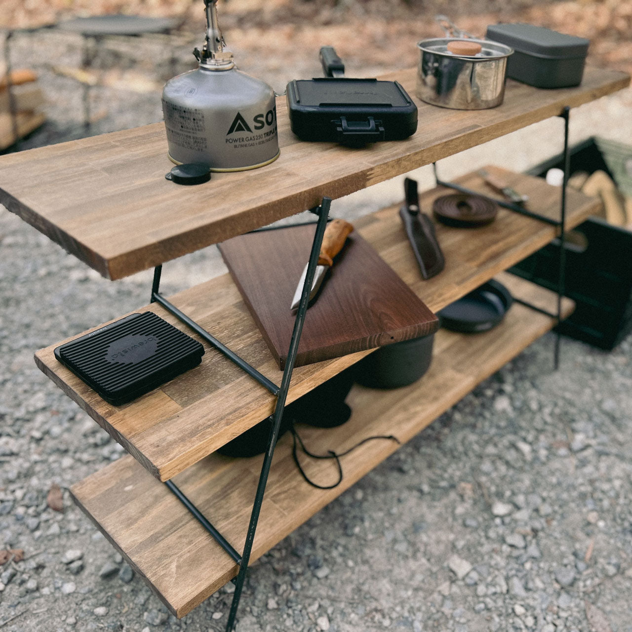 3S ラダーシェルフ | オーダーメイドのアイアン家具を中心に数多くの