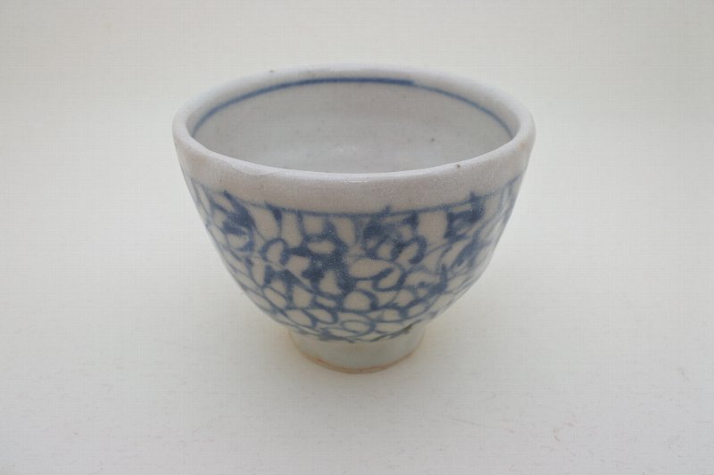 BB-IZUMI|作家ものの器-藤井敬之 志野染付唐草文汲出碗