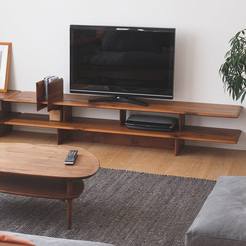 総無垢材のオープンテレビボード | ボー・デコール オンラインショップ