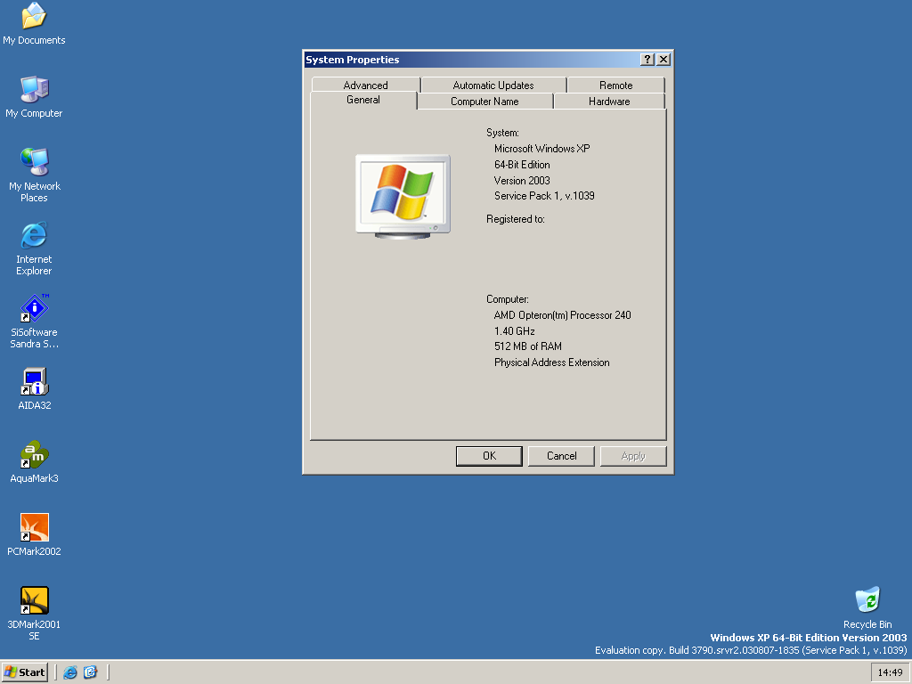 Windows XP build 3790.1039 - BetaWiki