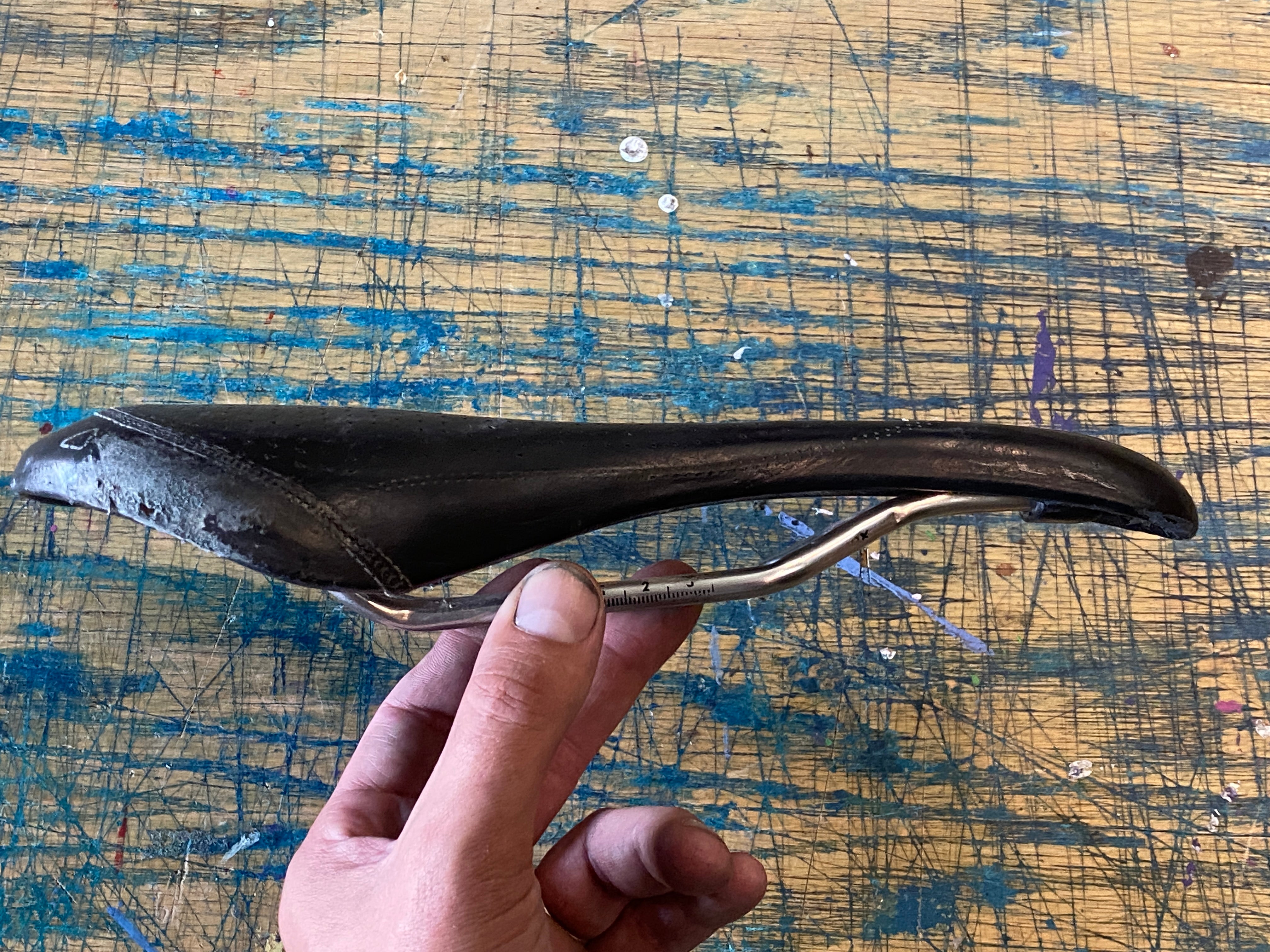 Selle Italia SLR Carbon Leather Saddle Titanium Rails