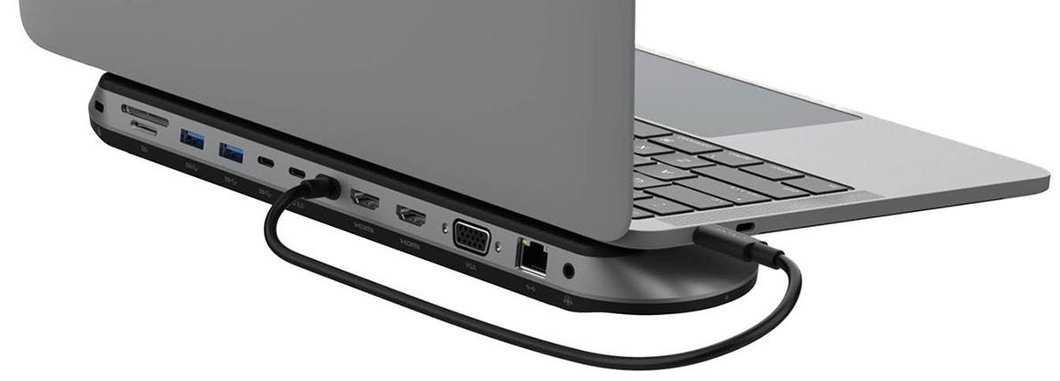 最大3画面に出力できる！ スタンド型のドッキングステーション | Mac