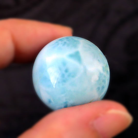 ラリマー(ブルーペクトライト)スフィアC 25mm Larimar Sphere | BodhiTree