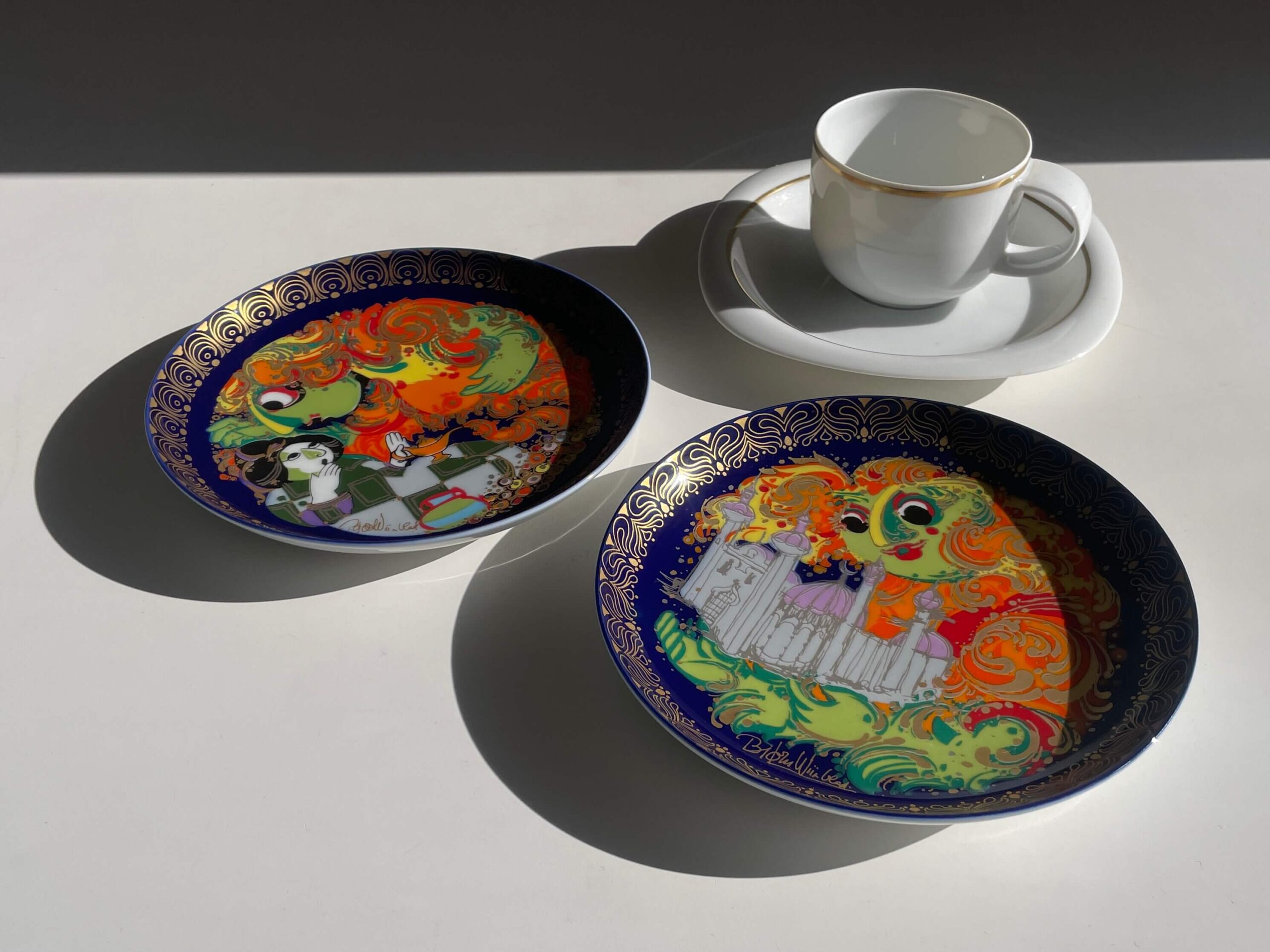 No.10360「Rosenthal〈Aladin und die Wunderlampe〉飾り皿：ビョルン