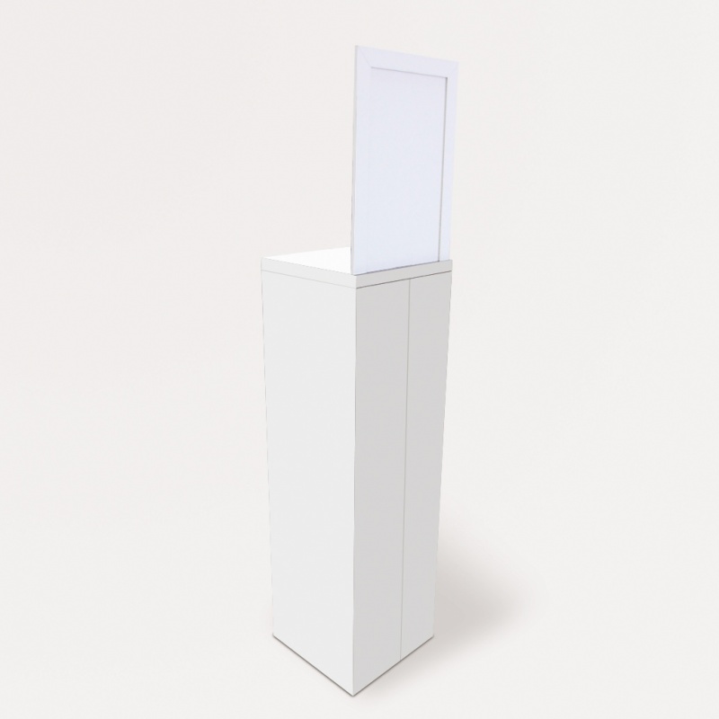 展示台(四角柱)/パネル付 - 展示台・ディスプレイ什器製作｜bolda