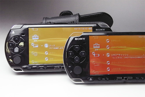 PSP-2000と3000、表示色の違い | ビザビ・京都室町通信
