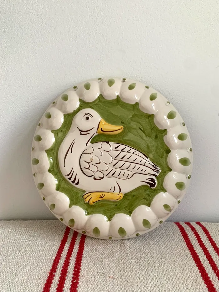 90s アヒル お菓子型 陶器製 ヴィンテージ | Blue Swallow Vintage (EU