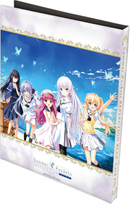 合皮製カードファイル Summer Pockets REFLECTION BLUE「鳴瀬 しろは