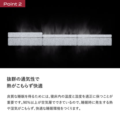 ブレインスリープ マットレス プレミアム フロート | BRAIN SLEEP