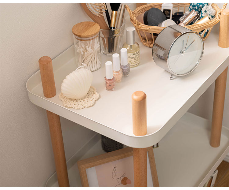 ワゴン 2段 2D マルチワゴン キッチンワゴン サイドテーブル ナイト