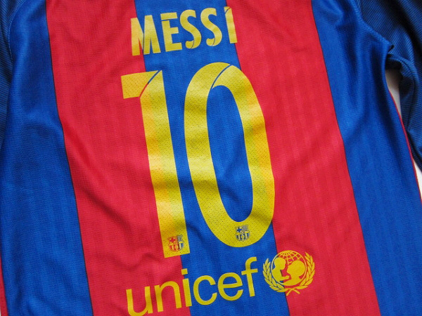 NIKE/ナイキ/FCバルセロナ/#10 メッシ/レプリカ/長袖/ユニフォーム【XS
