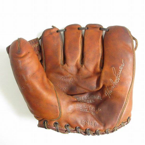 50s USA製 Wilson A2960 野球用 レザー ボタンバック グローブ グラブ
