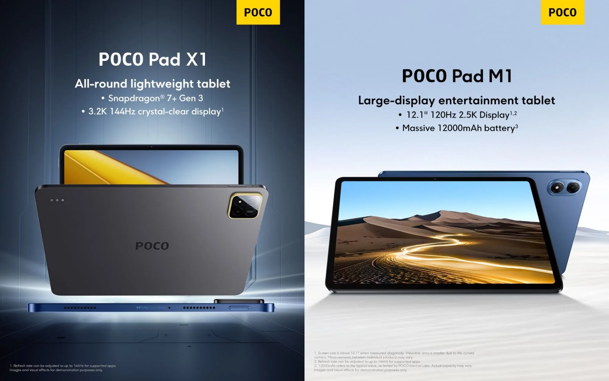 Xiaomi POCOブランドからタブレット2製品が隠し球として発表予定