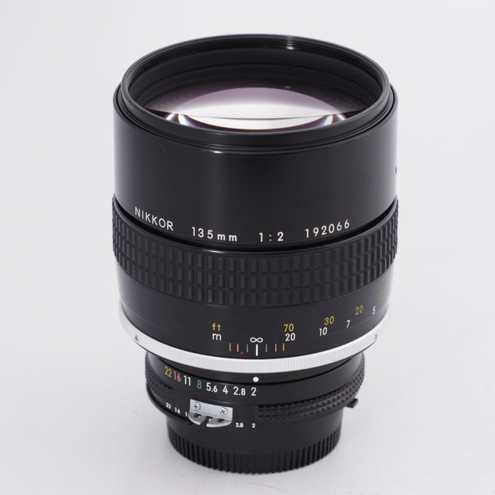 Nikon ニコン 中望遠 単焦点レンズ Ai Nikkor 135mm f2 Fマウント