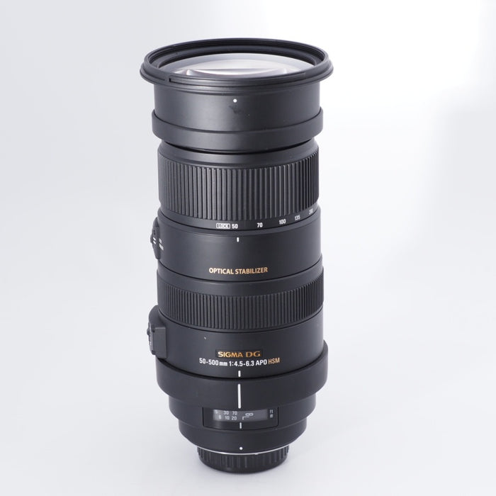 SIGMA シグマ 超望遠ズームレンズ APO 50-500mm F4.5-6.3 DG OS HSM