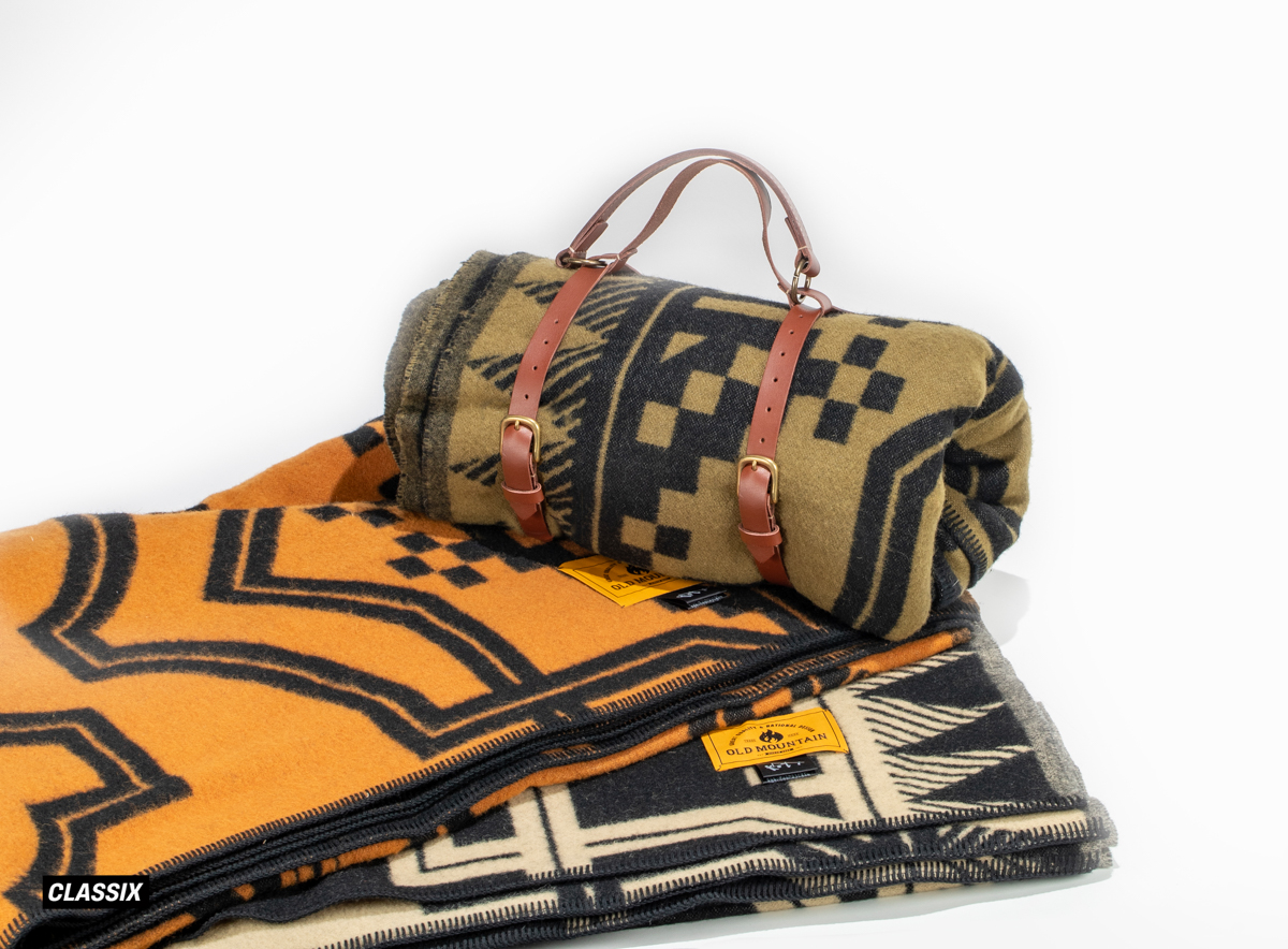 オールドマウンテン・カケモノ. 冬｜ウール100% のブランケットに新色