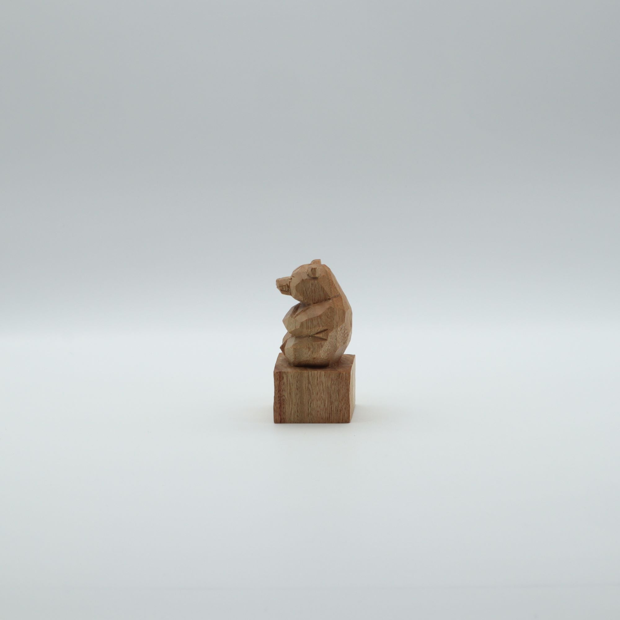 gizakuma オリジナル木彫り熊 あぐらくま 1点もの – canosa