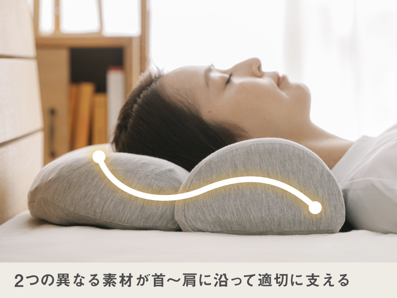 公式】首と肩のことだけを考えたダブル枕PLUS │ CALQS（カルクス