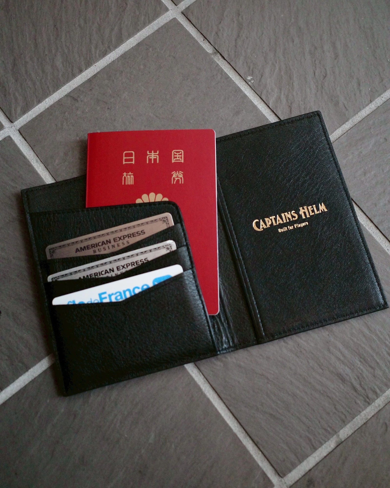 CAPTAINS HELM #LEATHER PASS CASE