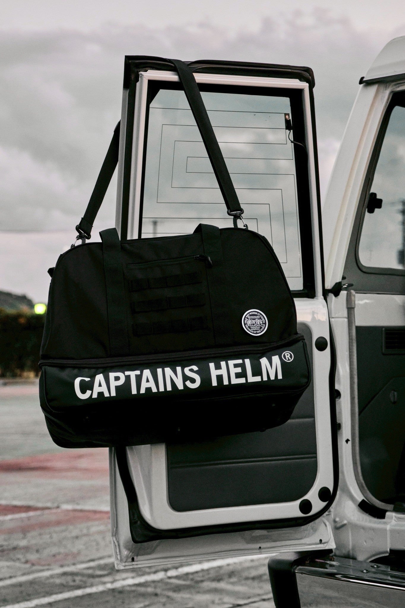 RAIN OR SHINE × CAPTAINS HELM #TRAVEL BOSTON BAG