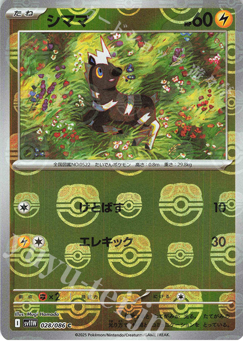 C シママ(マスターボール柄/ミラー仕様) 買取 | [SV11W] 拡張パック