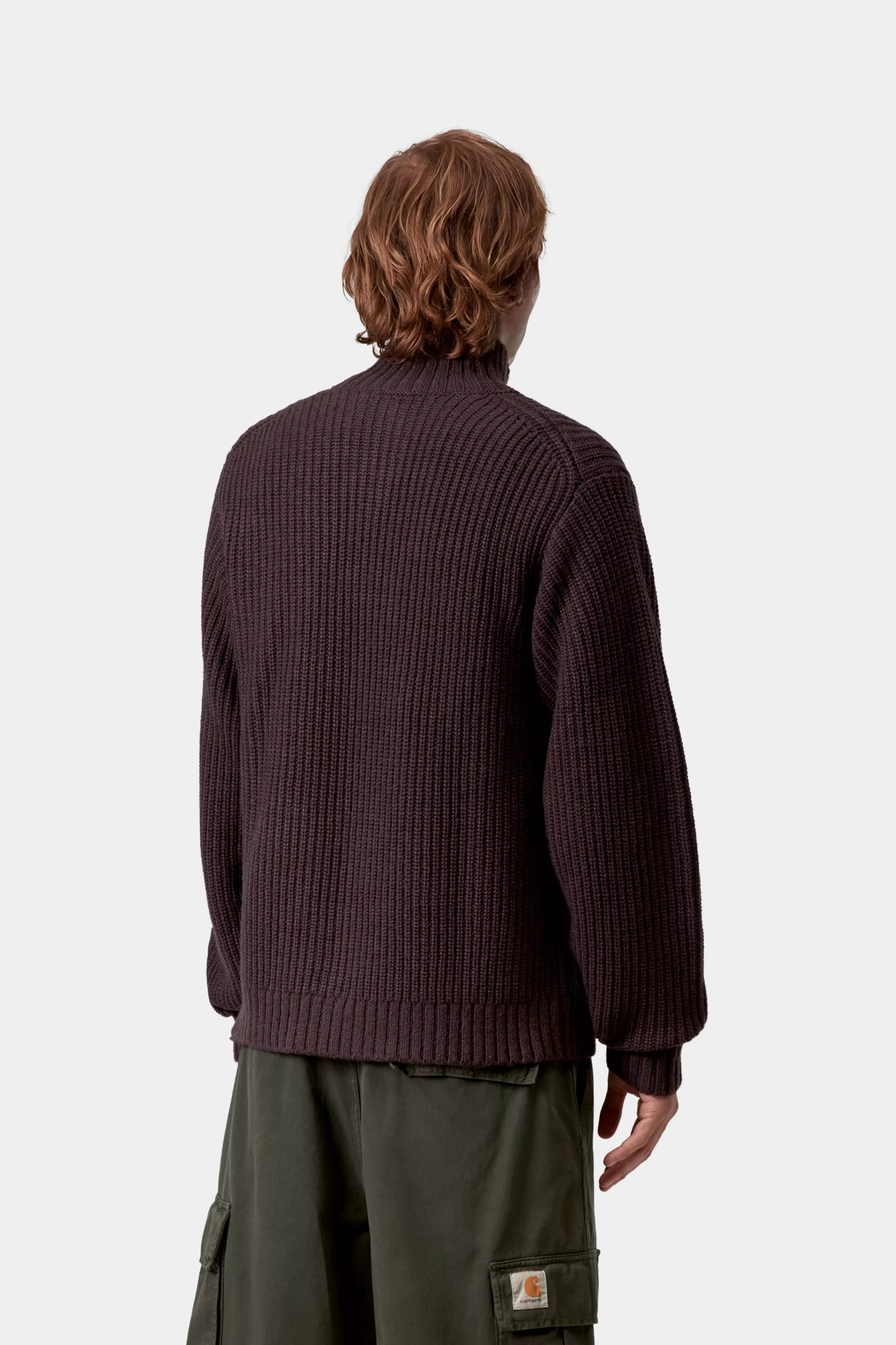 デトロイトハーフジップセーター