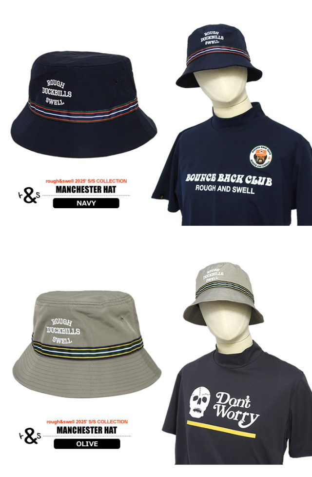 rough&swell［ラフアンドスウェル］MANCHESTER HAT/バケットハット