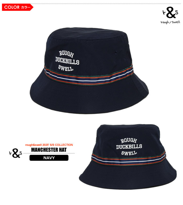rough&swell［ラフアンドスウェル］MANCHESTER HAT/バケットハット