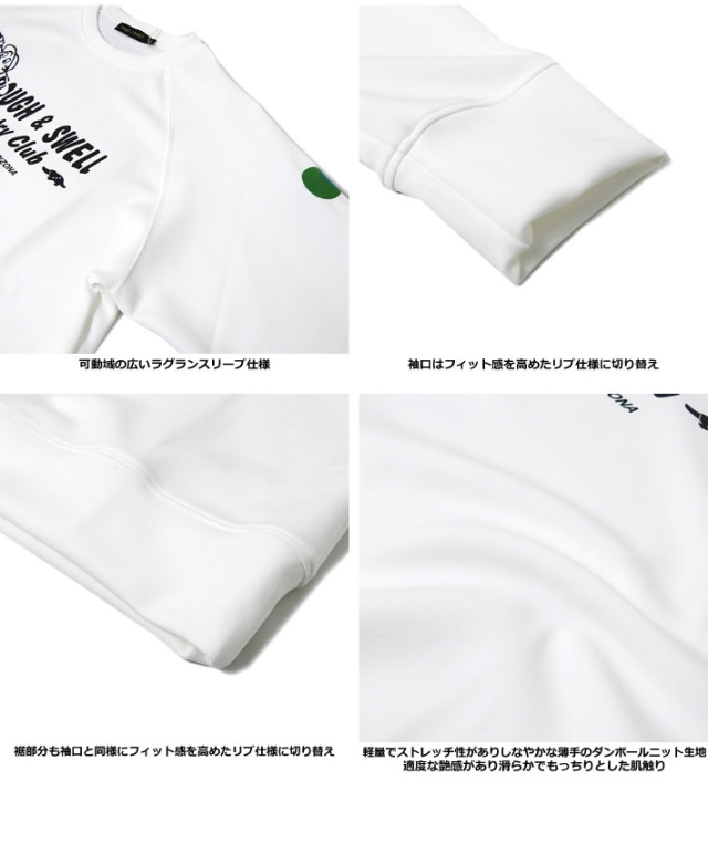 rough&swell［ラフアンドスウェル］COUNTRY CLUB SWEAT/スウェットプル