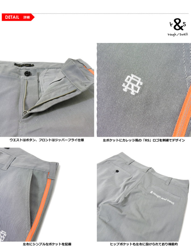 カジュアルゴルフドットコムby PALM SPRINGSにrough&swell［ラフアンド