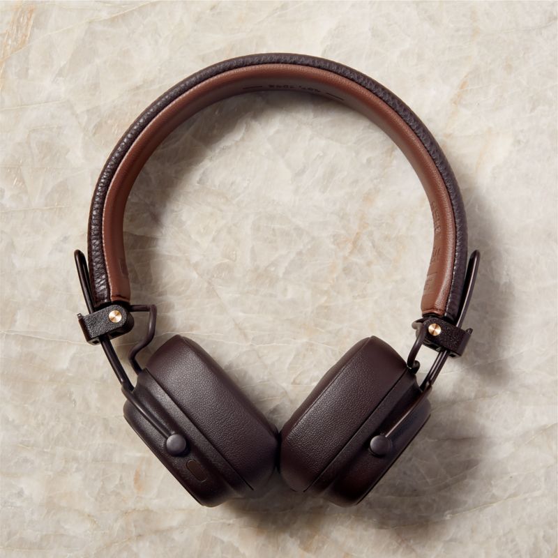 Marshall Major V Brown On-Ear Bluetooth Headphones + Reviews | CB2