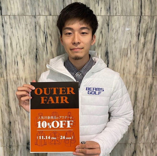 アウターフェア開催中！｜ビームス ゴルフ 小田急百貨店 新宿店｜BEAMS