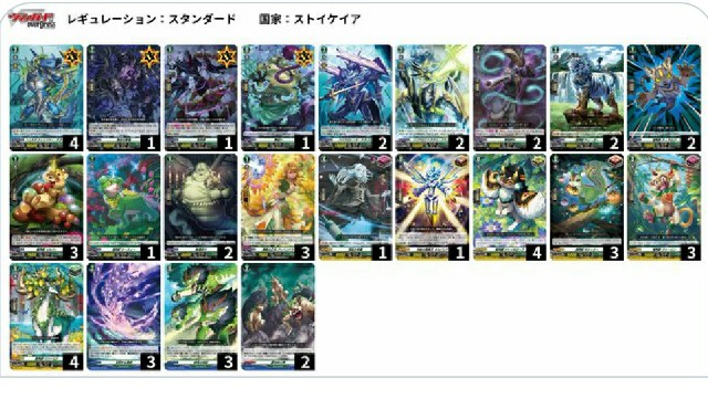 ヴァンガードデッキ紹介「ストイケイア(仮)」 - 芥茶の研究ノート