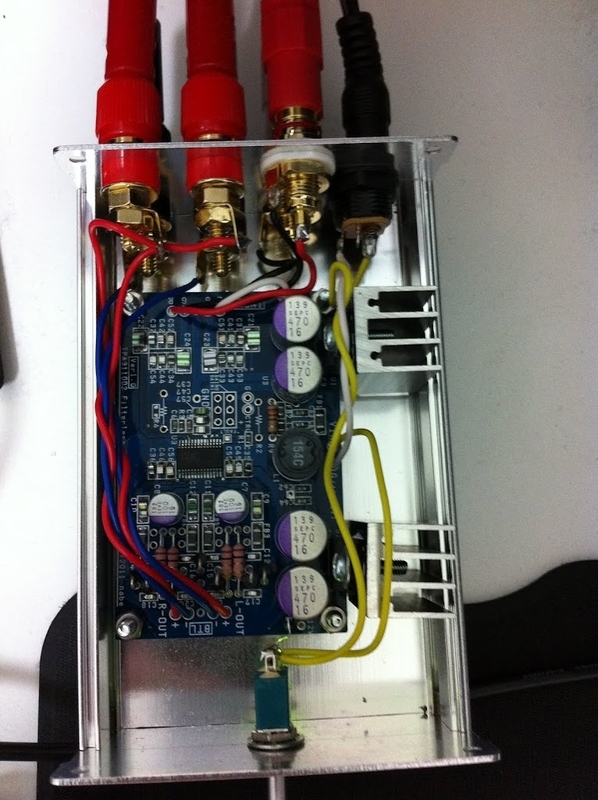 nabeさんのD級アンプを組み立てた - 工作とかオーディオとか | 測定で