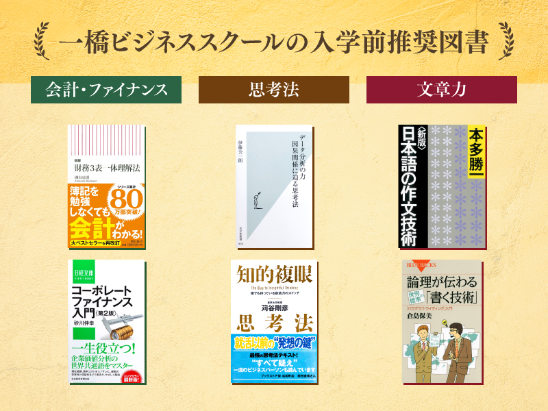 MBAの課題図書 一橋ビジネススクールで入学前に読む本 | 日経BOOKプラス