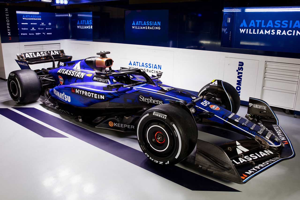 ウイリアムズ、2025年型マシン『FW47』の特別カラーリングを発表