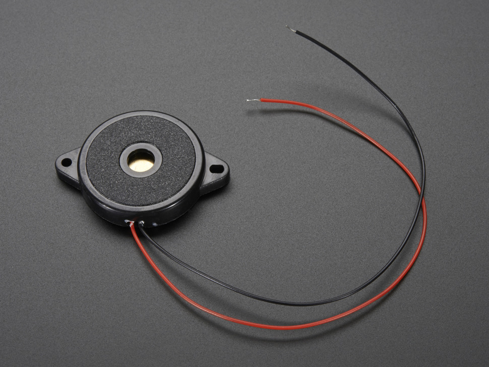 Large Enclosed Piezo Element w/Wires : Adafruit Industries, Unique