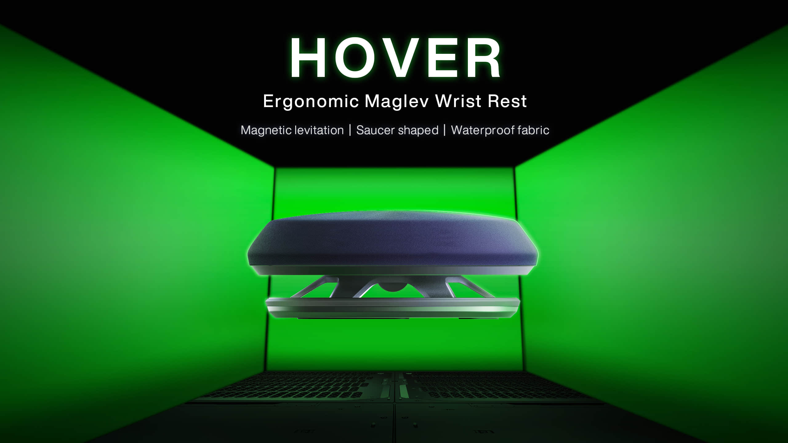 Hover Ergonomic Maglev Wrist Rest